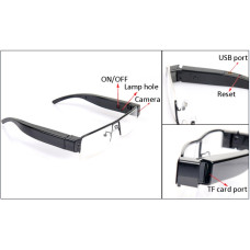 Slim Spy Glasses Camera with Sound and Video Recorder